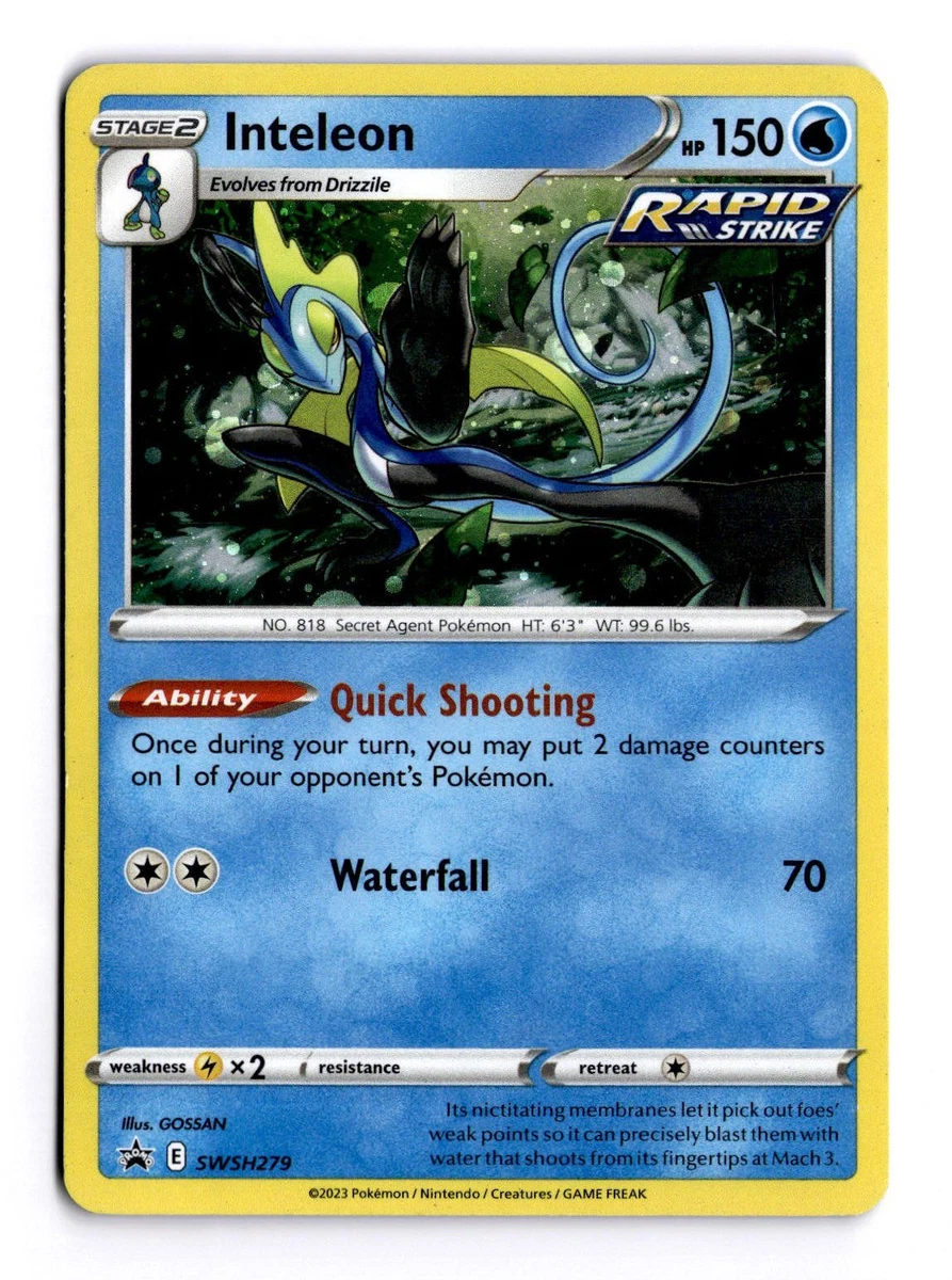Inteleon Pokémon TCG Cards for sale | eBay