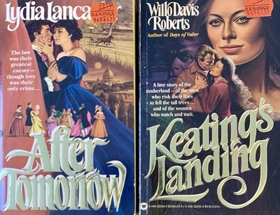 (2 pb) 1984 historical Lydia LANCASTER Willo Davis ROBERTS romance