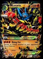 M Lucario EX 55/111 XY Furious Fists Holo Ultra Rare