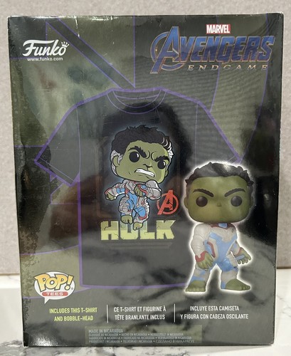 Funko Pop! Tees: Marvel Avengers Endgame - The Hulk M Shirt & Pop - Hot Topic LE - Bild 2 von 6