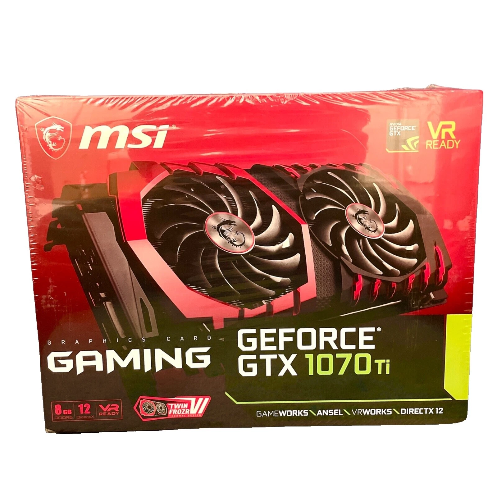 NVIDIA GeForce GTX 1070 ti GDDR 5 电脑显卡 PCI Express 3.0 x16