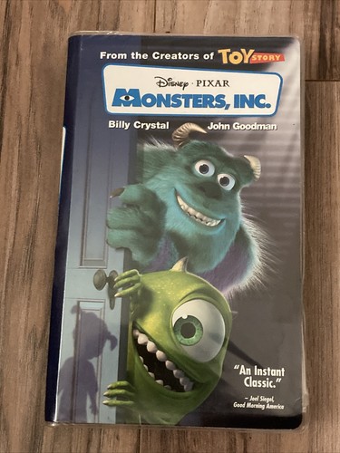 Monsters Inc. VHS VCR Video Tape Movie Used Cartoon. A2 | eBay Monsters Inc. VHS VCR Video Tape Movie Used Cartoon. A2 | eBay