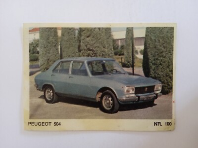 FIGURINE CAR COATS OF ARMS MOTORCYCLE ED. Imperia 70s Peugeot 504 n 100 RECOVERY