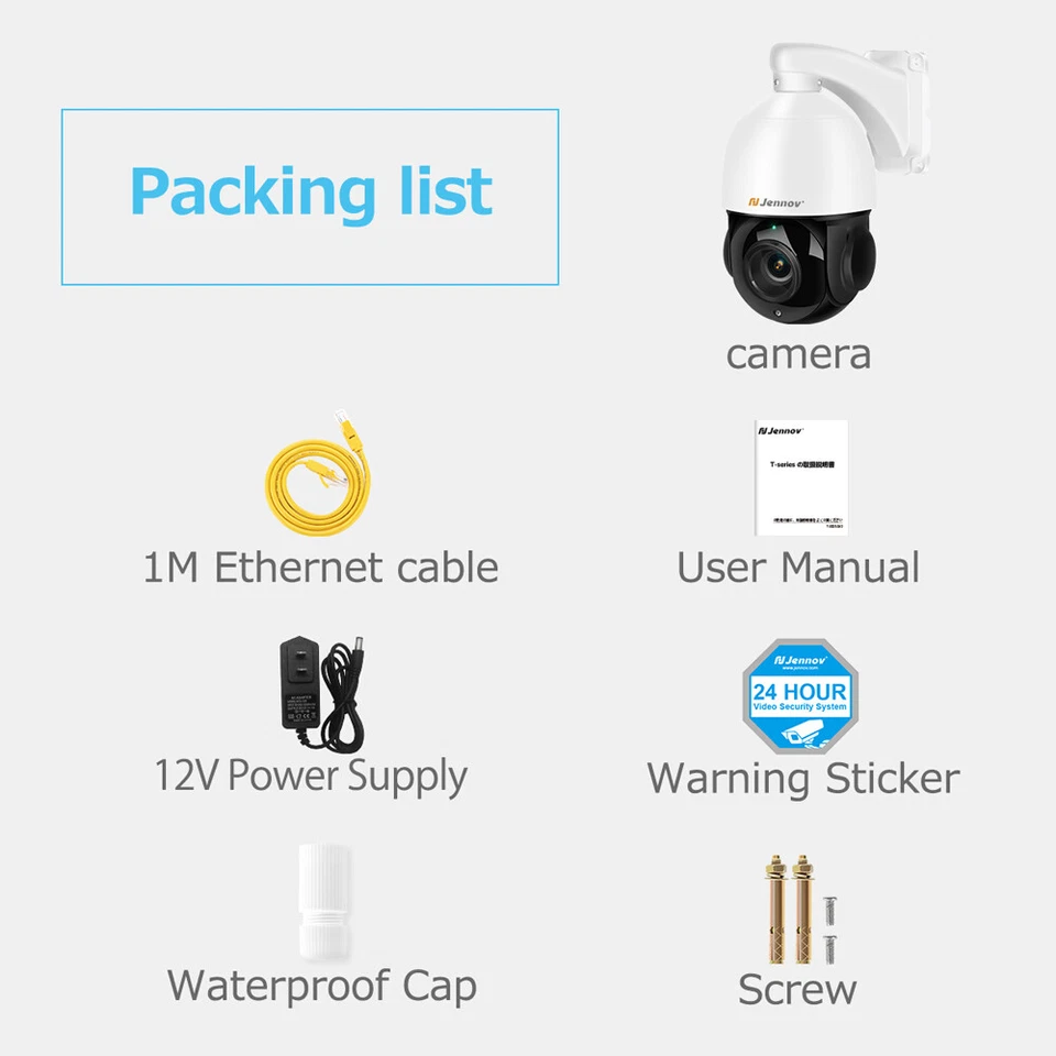 Telecamera di sicurezza IP 4K POE 30X zoom bidirezionale audio AI rilevamento visione notturna 328 piedi - Immagine 2 di 4