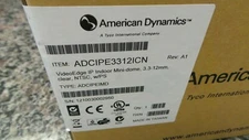 American Dynamics ADCIPE3312ICN VideoEdge IP Indoor Mini-dome Security Camera
