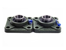 UCF205-16 Pillow Block Flange Bearing 1" Bore 4 Bolt Solid Base 2PCS
