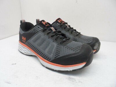 Helly Hansen Women's Aluminum Toe S.P. Athletic Safety Shoes Grey/Orange Size 7M