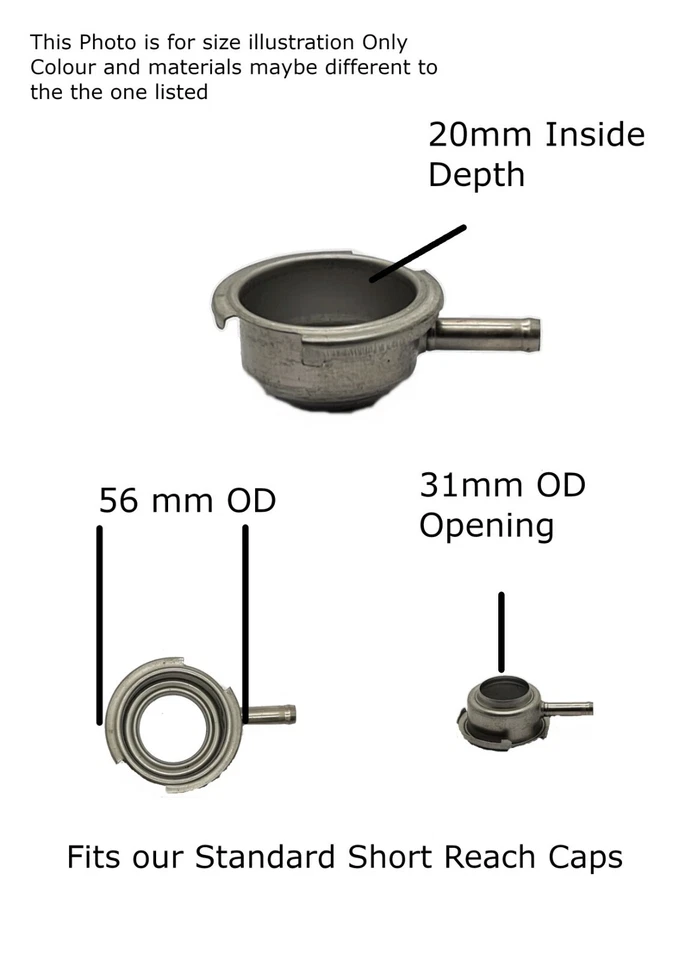 Stainless Steel Short Reach Radiator filler Neck size 56mm OD - Image 2 of 2