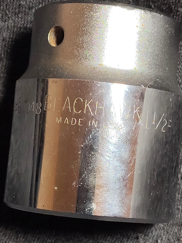 Blackhawk 60048 1-1/2" SAE Chrome 12-Point Socket - 3/4" Square Drive - Image 2 of 4