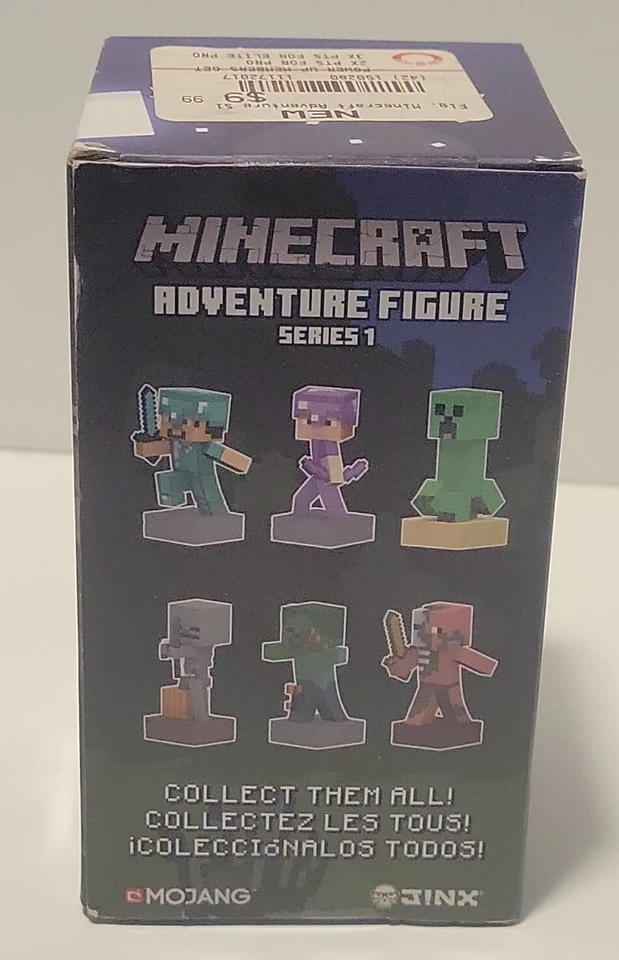 Minecraft Adventure Figure Series 1 CREEPER 2017 Mojang Jinx New Sealed - Image 3 of 4