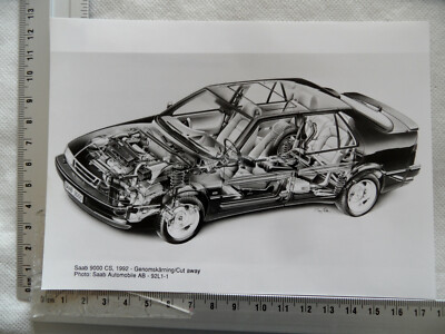 Fotografie photograph photo SAAB 9000 CS, 1992 AB 92L1-1 SR420