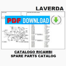 LAVERDA 3300 Catalogo ricambi Manuale parti esplosi mietitrebbia SPARE PARTS