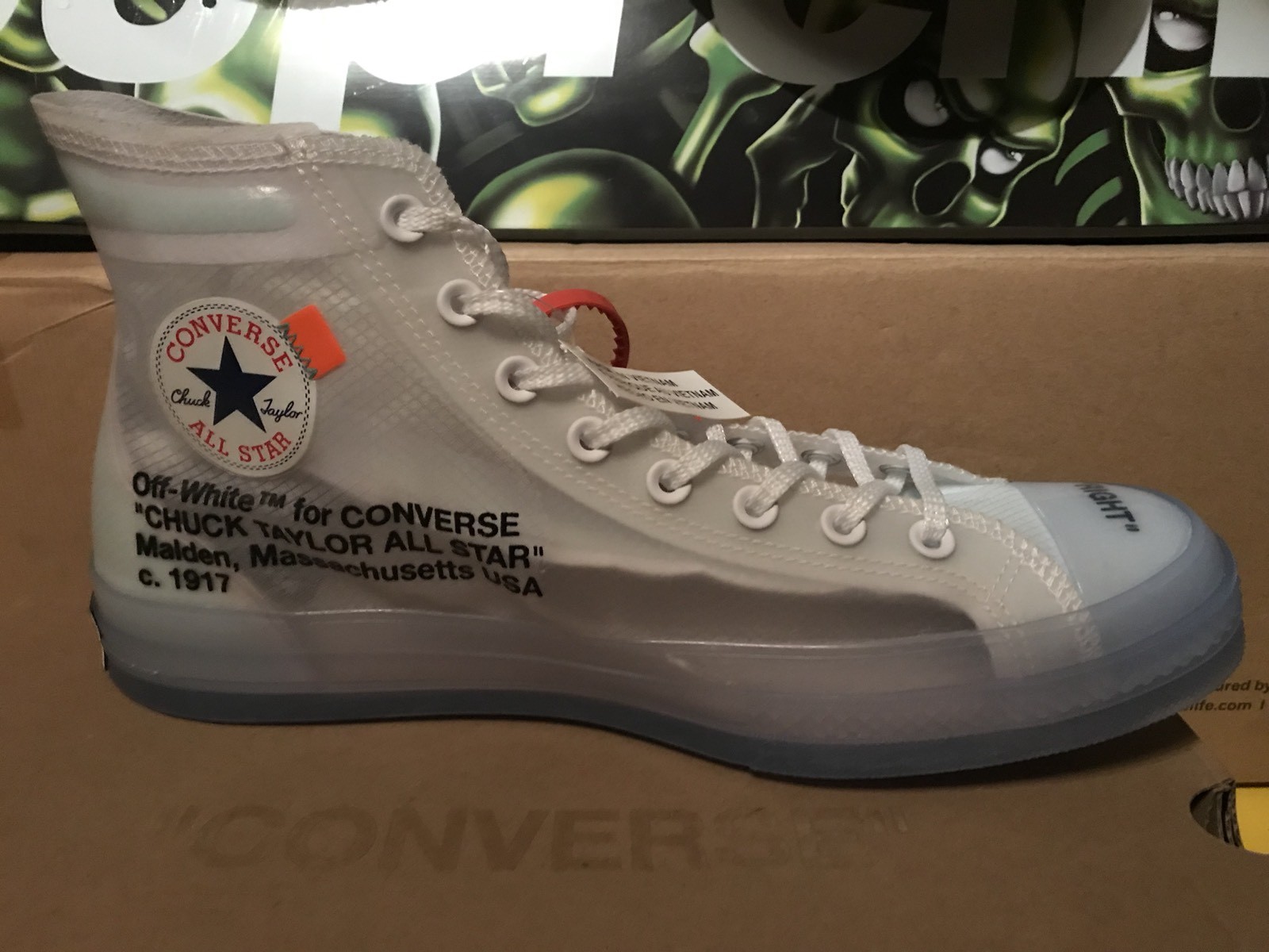 off white converse vulcanized price