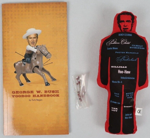 The George W. Bush Voodoo Kit Stick It To Him By Turk Regan Complete In Box 9" - Picture 2 of 3