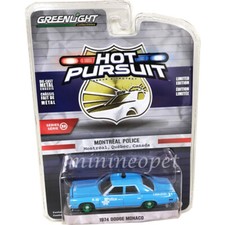 GREENLIGHT 42890 A 1974 DODGE MONACO MONTREAL CANADA POLICE CAR 1/64 Chase