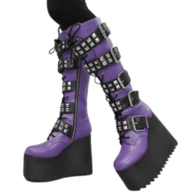 Ebay goth boots cheap
