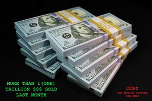 100 Dollar Bills Prop Money 10 000 Full Print Play Fake Movie Real - image is loading 100 dollar bills prop money 10 000 full