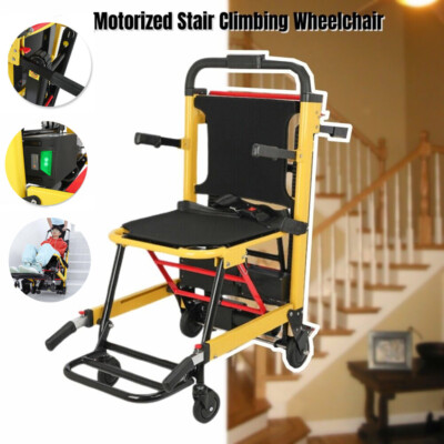 Electric Stair Lifting Chair Motorized Climbing Wheelchair W/Battery