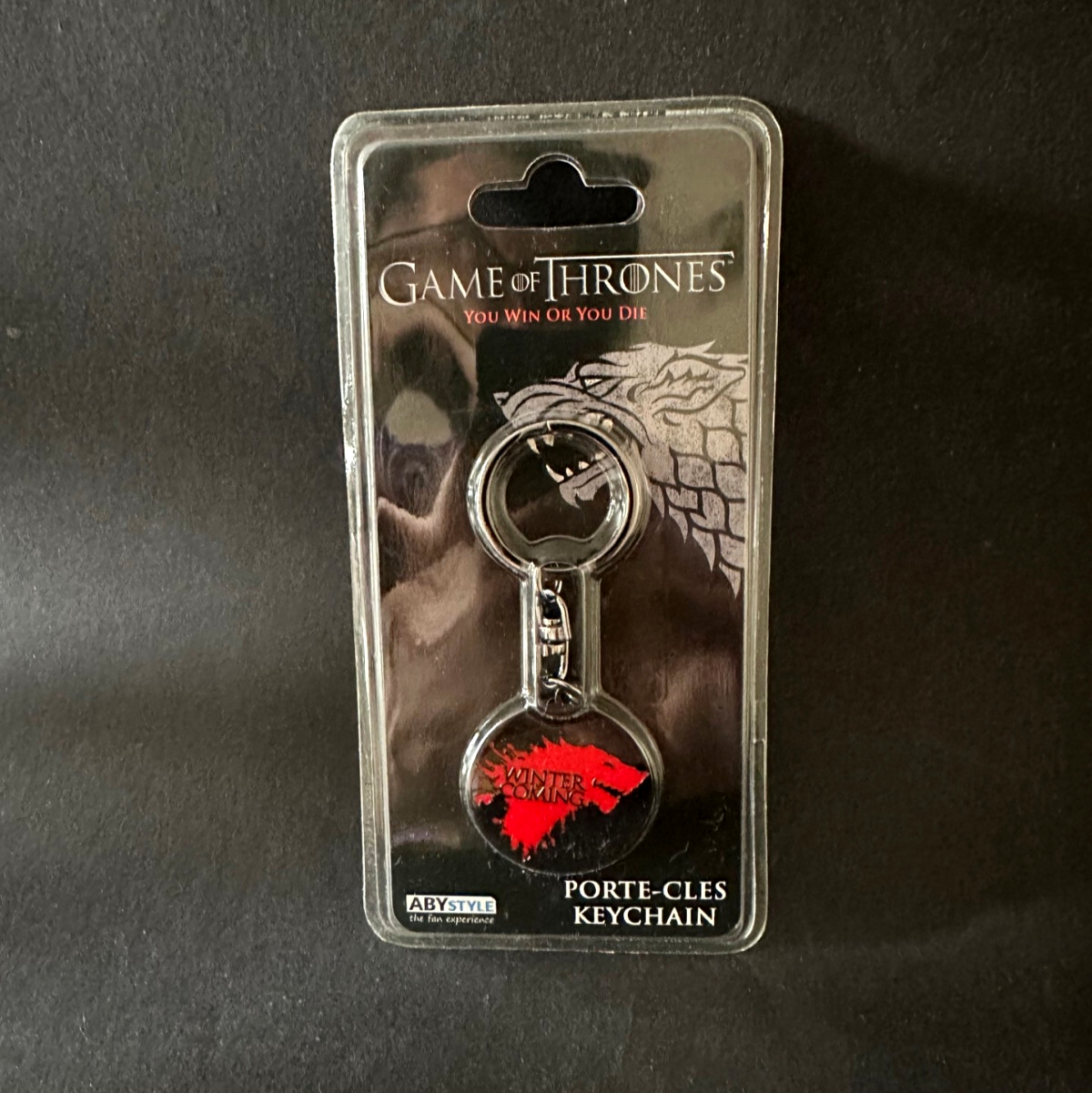 Game Of Thrones Keychain - Winter Is Coming