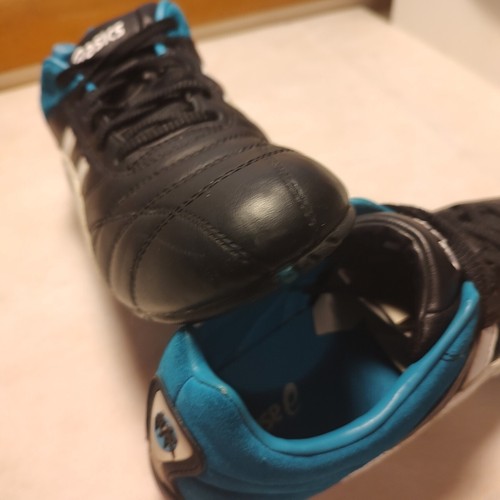 ASICS HL750 W Size 9 Running Sneaker Shoe Leather Upper Rubber Sole Black Aqua - Picture 11 of 22