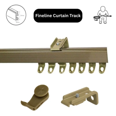 SPEEDY Fineline Set binario pieghevole tenda per finestra in alluminio ottone antico resistente