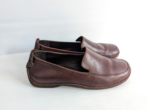 Timberland Women's Leather Smart Comfort Casual Loafers Brown Size 8W