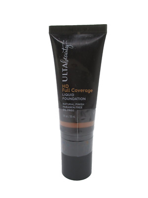 Ulta Beauty HD Full Coverage Liquid Foundation Natural Finis ~ Deep Cool ~ 1oz