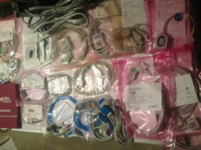 23 x  Verschiedene  EKG Kabel 