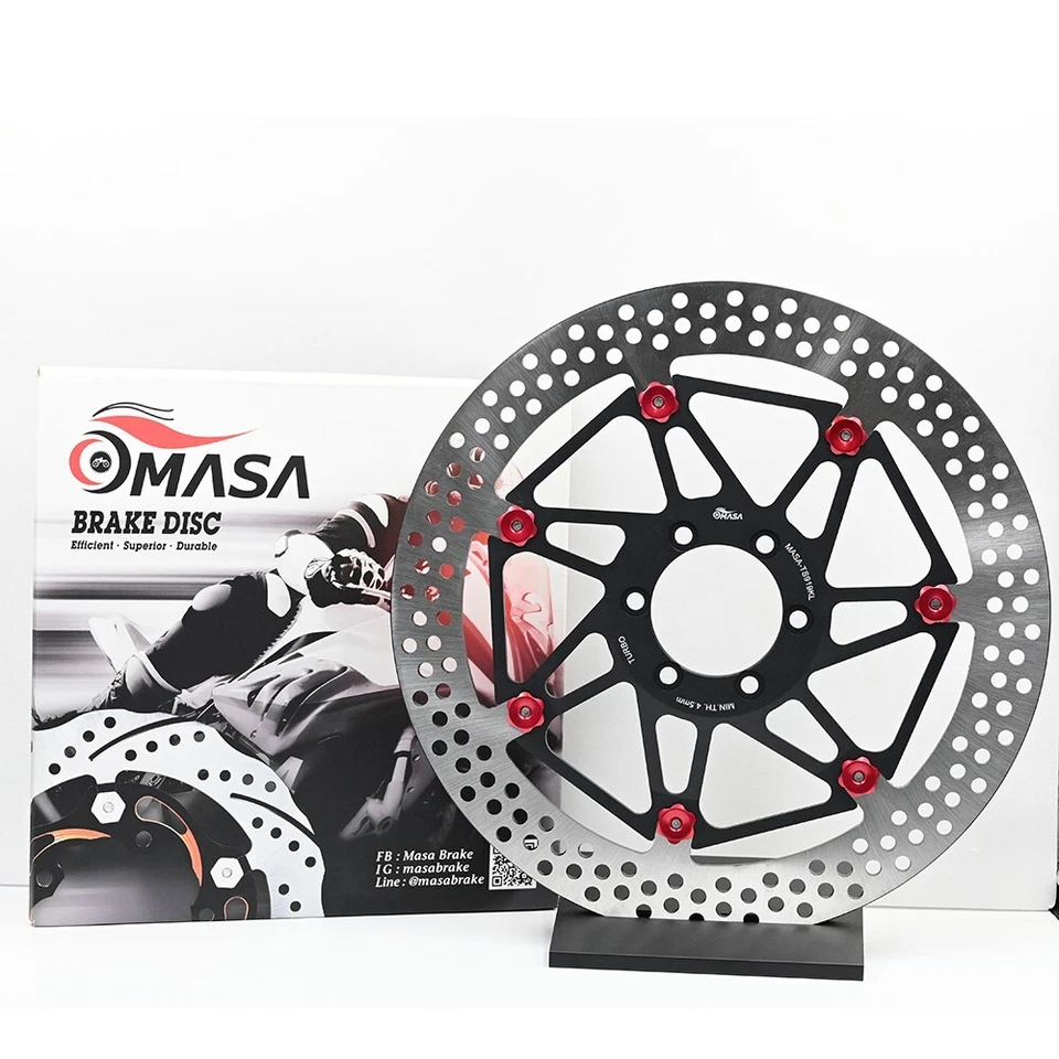 Rotor de freio flutuante + pastilhas para DUCATI 998 R 998cc 2002-2003 - Imagem 2 de 4