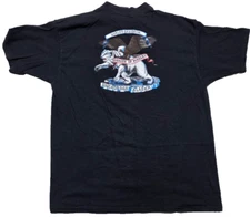 VINTAGE Harley-Davidson HD T Shirt XXL Anchorage Alaska Polar Bear Eagle USA 90s
