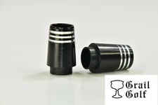 GRAIL GOLF ULTRA-PREM BLACK COLLAR IRON FERRULES .355 .75" .560OD 3 CH RINGS LOT