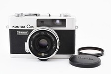 CLAd Konica C35 Flash Matic Silver 35mm Film Camera Exc 2123643 JAPAN