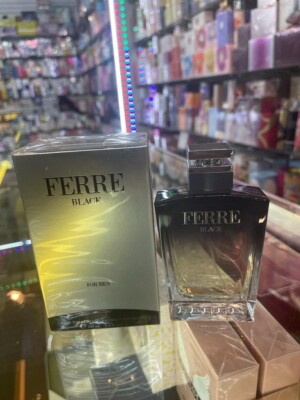 Ferre Black by Gianfranco Ferre 3.4 oz 100 ml Cologne Perfume Men Original BOX