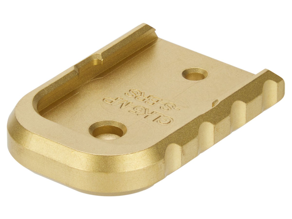 NDZ Brass Glock Gen 5 17 19 23 45 47 Magazine Floor Plate Heavy