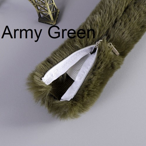 1PC Faux Fur Zip Sleeve Cover For Crossbody Shoulder Bag Handbag Strap Accessory - Picture 16 of 24