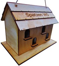 Vogelhaus ,Nistkasten, Vogelhäuschen ` Spatzen WG´ B-Ware