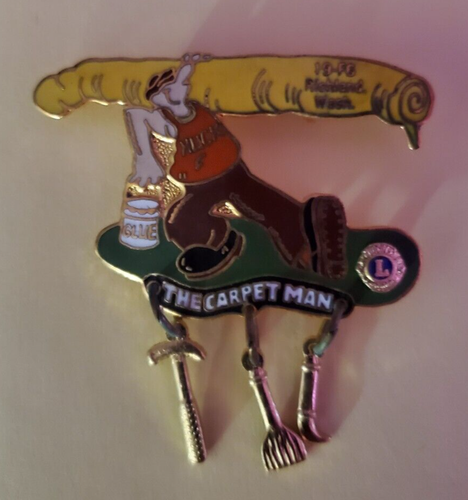 Lions Club Pin The Carpet Man - Picture 2 of 2