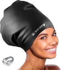 Keary Extra Large Waterproof Silicon Cap for Braids and Dreadlocks Extensions