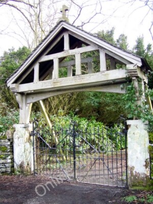 Photo 6x4 Lych gate, The Church of St John the Baptist Blawith Many ...