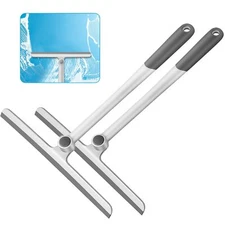 2 Pack 12 Inch Shower Squeegee for Shower Doors Windows Wall Tiles