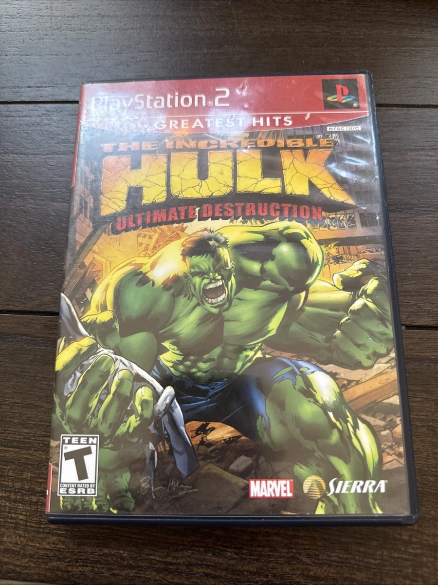 Jeu Démo The Incredible Hulk Ultimate Destruction - PlayStation 2 - Version Promo Not For Resale - Comme Neuf