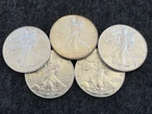 American Silver Eagle Bullion Coin Lot of 5 #1