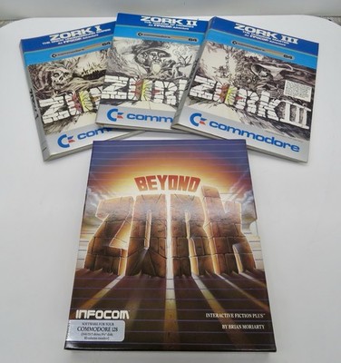 Commodore 64 - Zork 1, Zork 2, Zork 3 - Commodore 128 - Beyond Zork