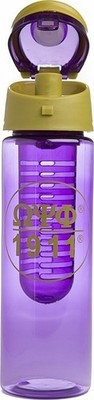 Omega Psi Phi Water Bottle With Fruit-Infuser [Purple - 24 oz.]