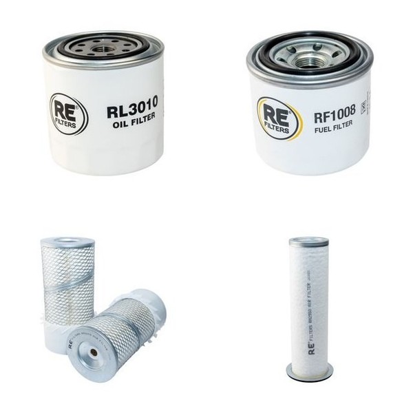 Filter Kit FüR Toro Reelmaster 4240D Luft ÖL Kraftstoff W / Kubota V 2203EU/1-image