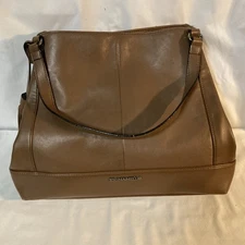 Tignanello Leather Handbag Brown Shoulder Bag Packaging Still Inside