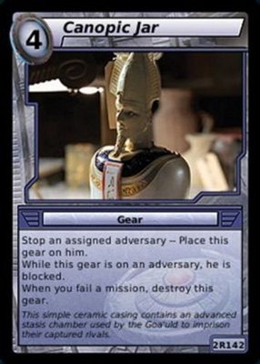 Canopic Jar - System Lords - Stargate TCG