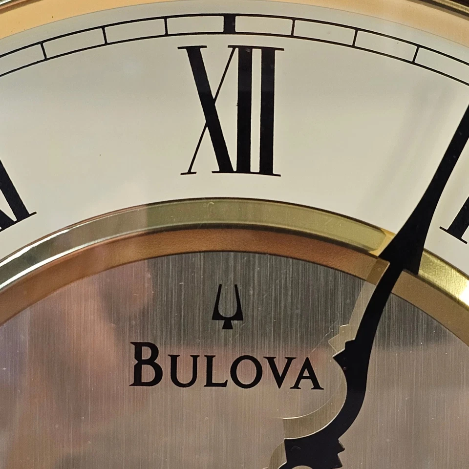 Bulova C4331 Hartwick Chiming Clock, Walnut 29.75 x 14 x 5.5 - Image 4 of 4