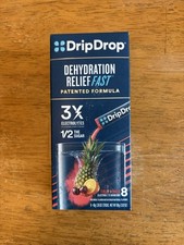 DripDrop Fruit Punch Electrolyte Powder Drink Mix, 8 Sticks, 2.82 oz