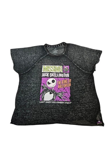 Disney The Nightmare Before Christmas T-shirt Thin Missing Jack Large Junior W10 - Picture 9 of 9